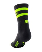 CEP - sosete compresie medii - hiking 80`s mid cut socks - stonegrey | green