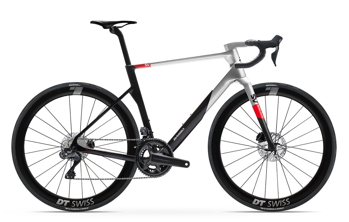 jante forjate Bicicletă șosea Basso SV UItegra Di2 - Rosso Vivo