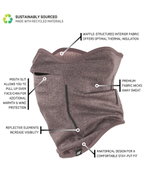 CEP - incalzitor gat - cold weather neckwarmer - aubergine
