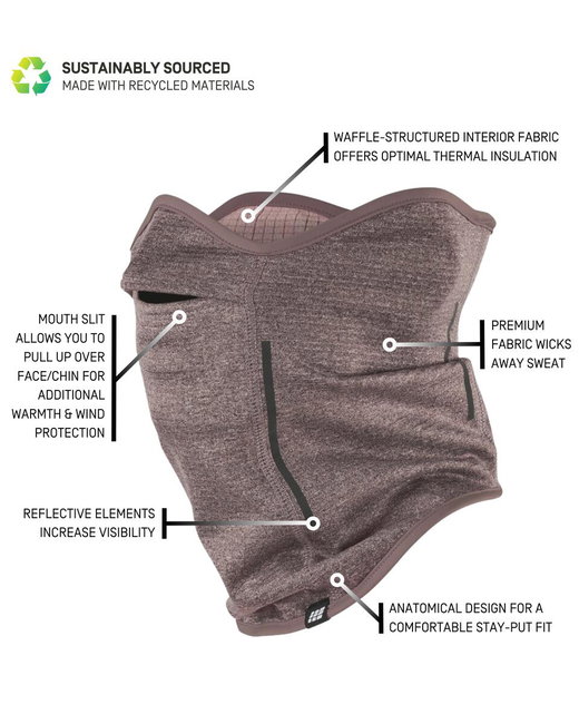 CEP - incalzitor gat - cold weather neckwarmer - aubergine