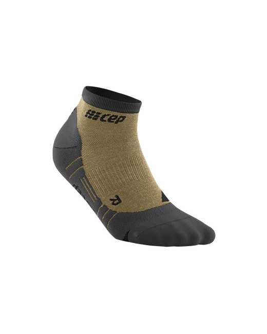 CEP - sosete compresie peste glezna - hiking light merino low-cut socks W - sand | grey