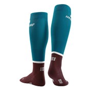 CEP - sosete compresie inalte - the run socks tall v4 W - petrol | dark red