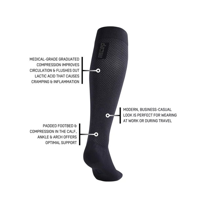 Sosete compresie înalte CEP Business Socks Tall V2 - albastru | Barbati