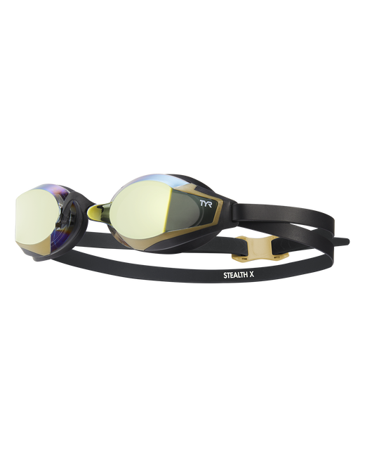 Ochelari înot TYR STEALTH-X Performance - auriu/negru | competiție