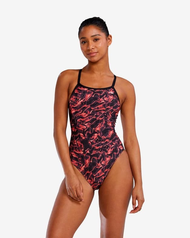 TYR TYR - costum inot intreg pentru femei - ENERGIA Durafast Elite Diamondfit W - rosu