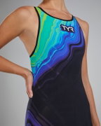 TYR - costum intreg tehnic - VENZO Open Back Volconyx W - lime | bleumarin