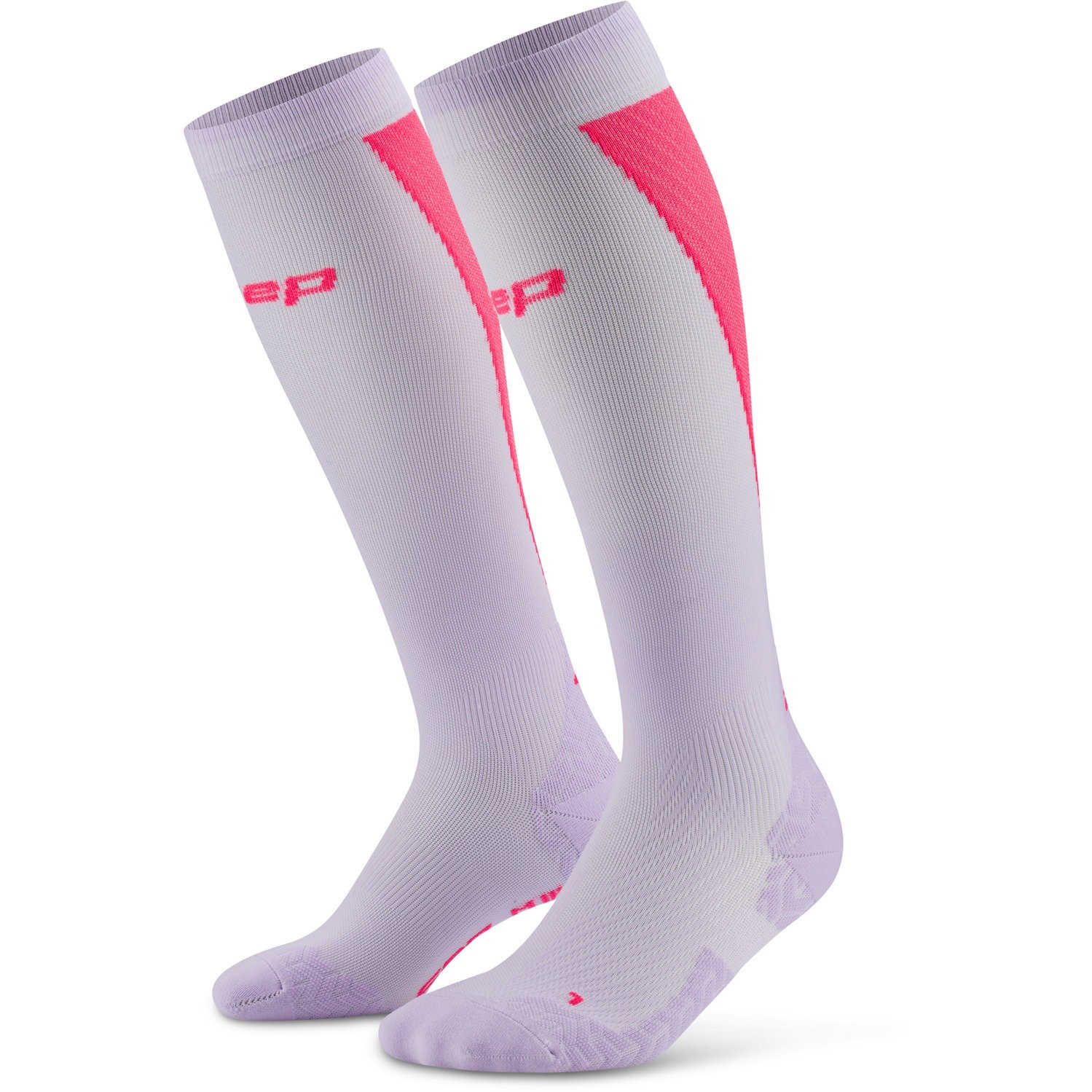 Sporting Goods CEP - sosete compresie inalte - run ultralight socks tall 4.0 W - lilac | pink