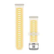Garmin - curea silicon - Quick Release 20 - Translucent bone I Mango cu hardware argintiu