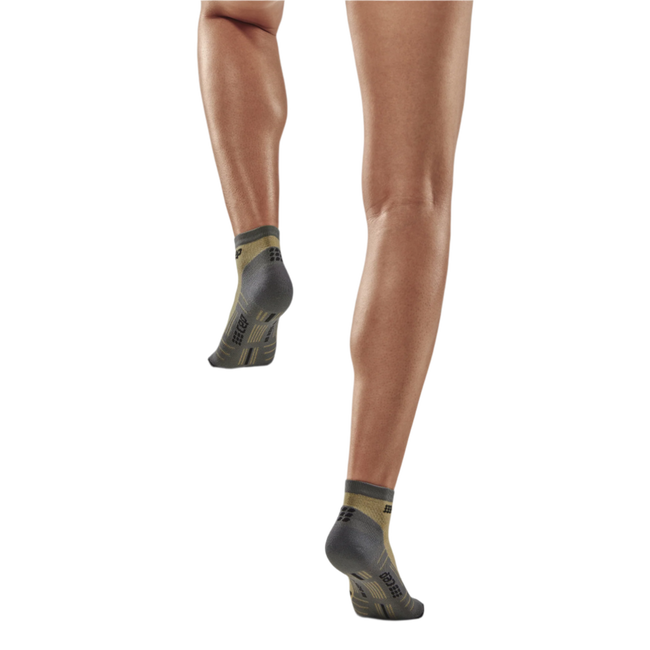 CEP - sosete compresie peste glezna - hiking light merino low-cut socks W - sand | grey