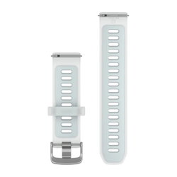 Garmin - curea silicon - Quick Release 20 - Whitestone translucid I Cloud blue cu hardware argintiu