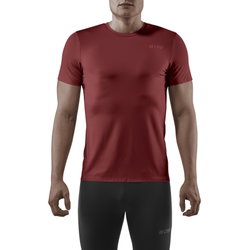 CEP - tricou tehnic - run shirt round neck short sleeve - dark red