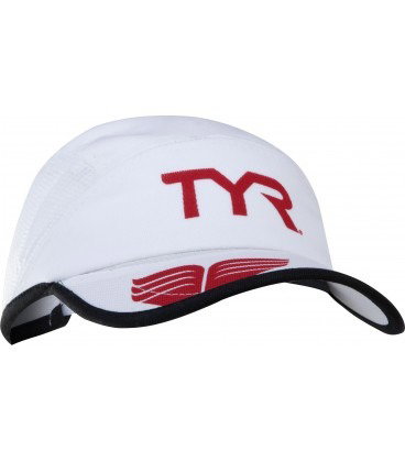 TYR TYR - sapca de alergare - Running Cap - alb