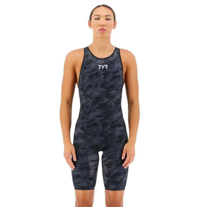 TYR TYR - costum tehnic - Venzo Camo Open Back - negru | gri
