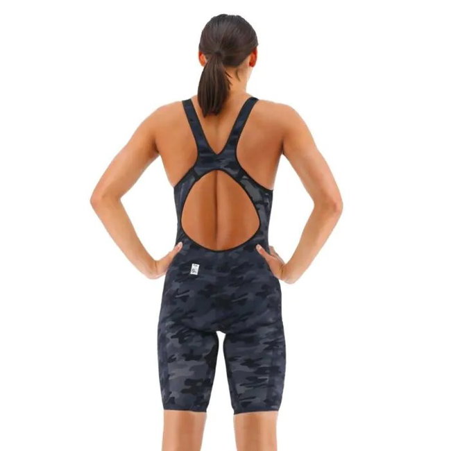 TYR - costum tehnic - Venzo Camo Open Back W - negru | gri