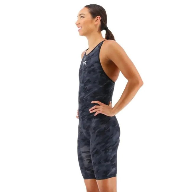 TYR - costum tehnic - Venzo Camo Open Back W - negru | gri