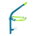 TYR - tub respiratie - ULTRALIGHT SNORKEL Elite - albastru