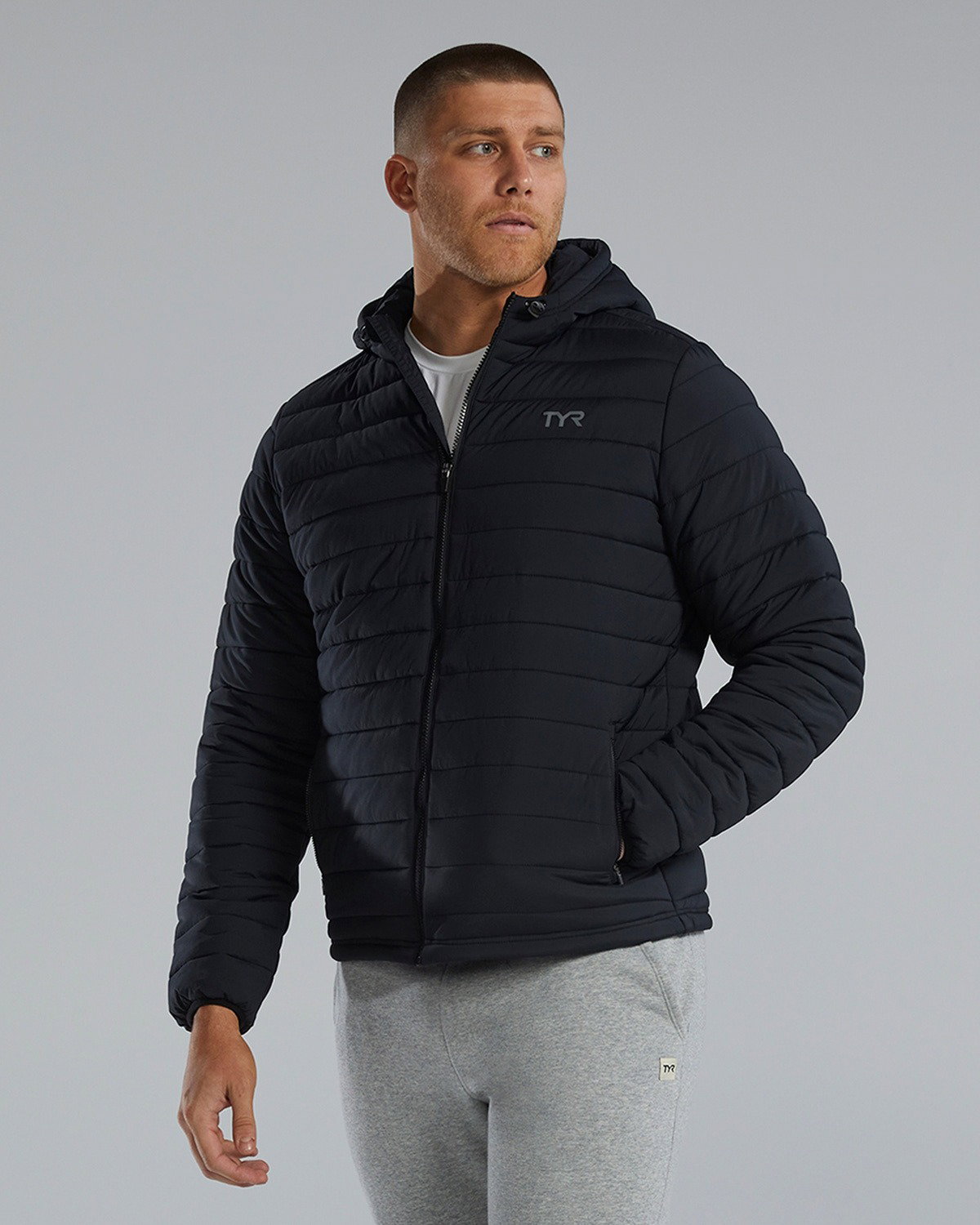 TYR TYR - jacheta - Men's Mission Puffer Jacket - negru