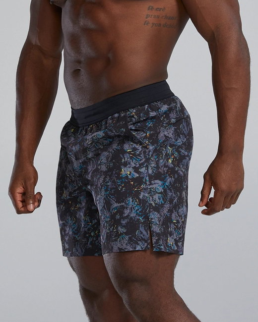 TYR - sort baie - Hydrosphere Unbroken Shorts Unlined 7" - gri | multicolor