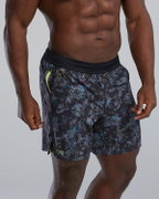 TYR - sort baie - Hydrosphere Unbroken Shorts Unlined 7" - gri | multicolor
