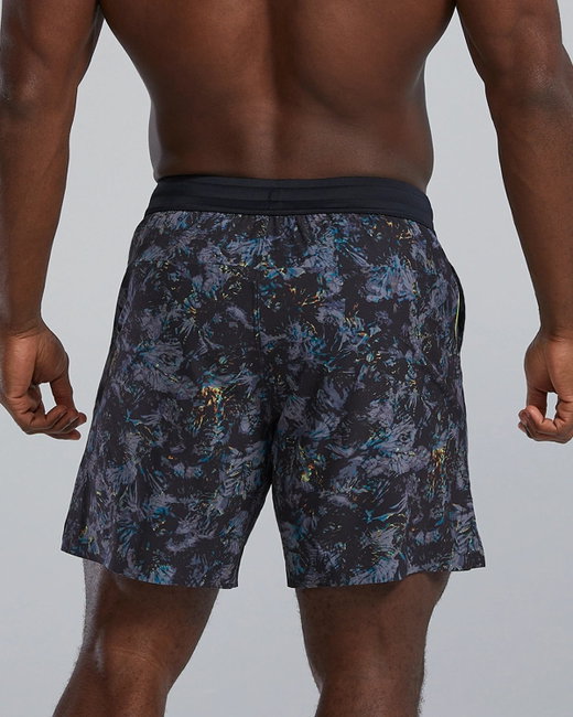 TYR - sort baie - Hydrosphere Unbroken Shorts Unlined 7" - gri | multicolor