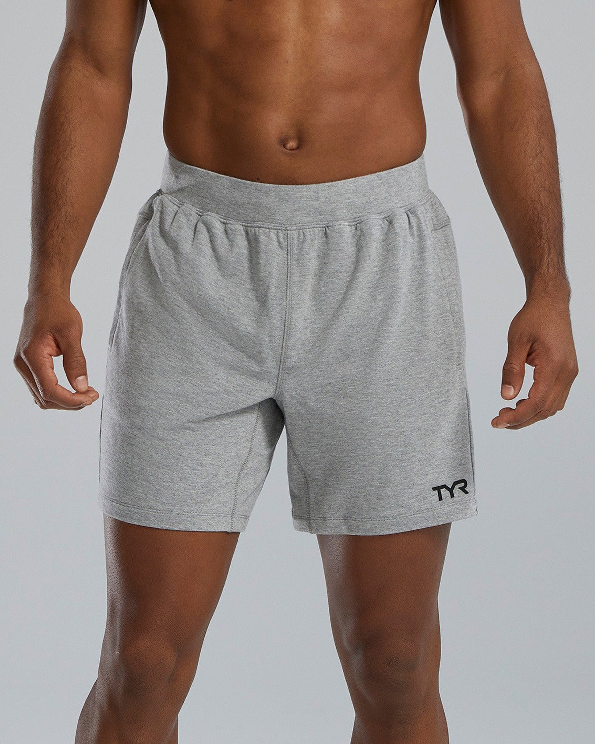 TYR TYR - pantaloni scurti - UltraSoft Men's Midweight Terry A.M. Shorts - Light Heather Grey