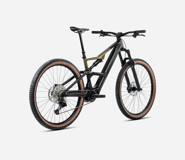 Orbea RISE SL H30 (2026) - bicicletă electrică eMTB Trail - Diamond Black | Splash Olive Green (Matt)