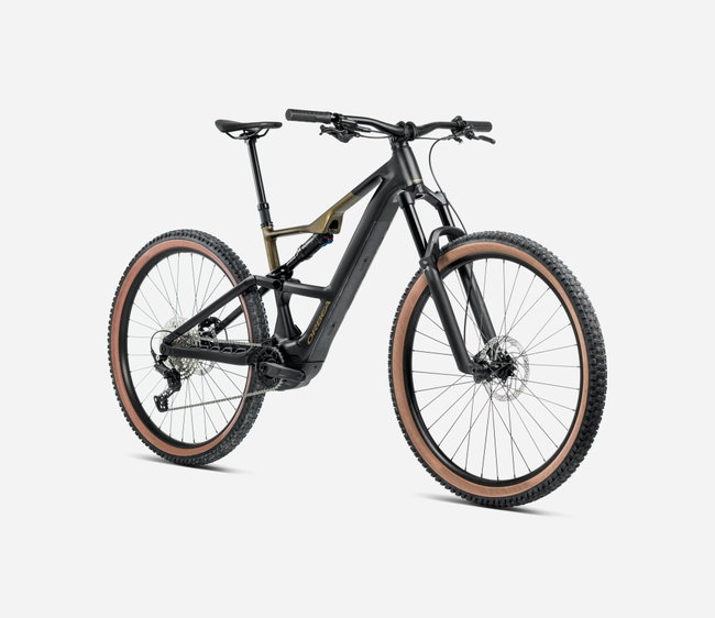 Orbea RISE SL H30 (2026) - bicicletă electrică eMTB Trail - Diamond Black | Splash Olive Green (Matt)