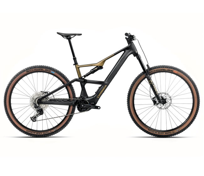 Orbea RISE SL H30 (2026) - bicicletă electrică eMTB Trail - Diamond Black  |  Splash Olive Green (Matt)