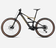 Orbea RISE SL H30 (2026) - bicicletă electrică eMTB Trail - Diamond Black | Splash Olive Green (Matt)