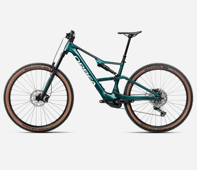 Orbea RISE SL H30 (2026) - bicicletă electrică eMTB Trail - Escape Green | Splash Ice Green (Gloss)