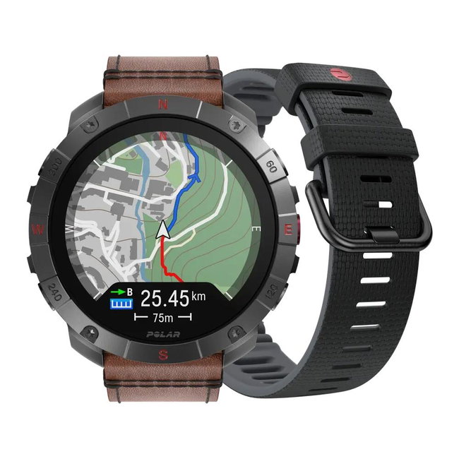 Polar - ceas sport inteligent GPS premium - Grit X2 Pro Titan - gri