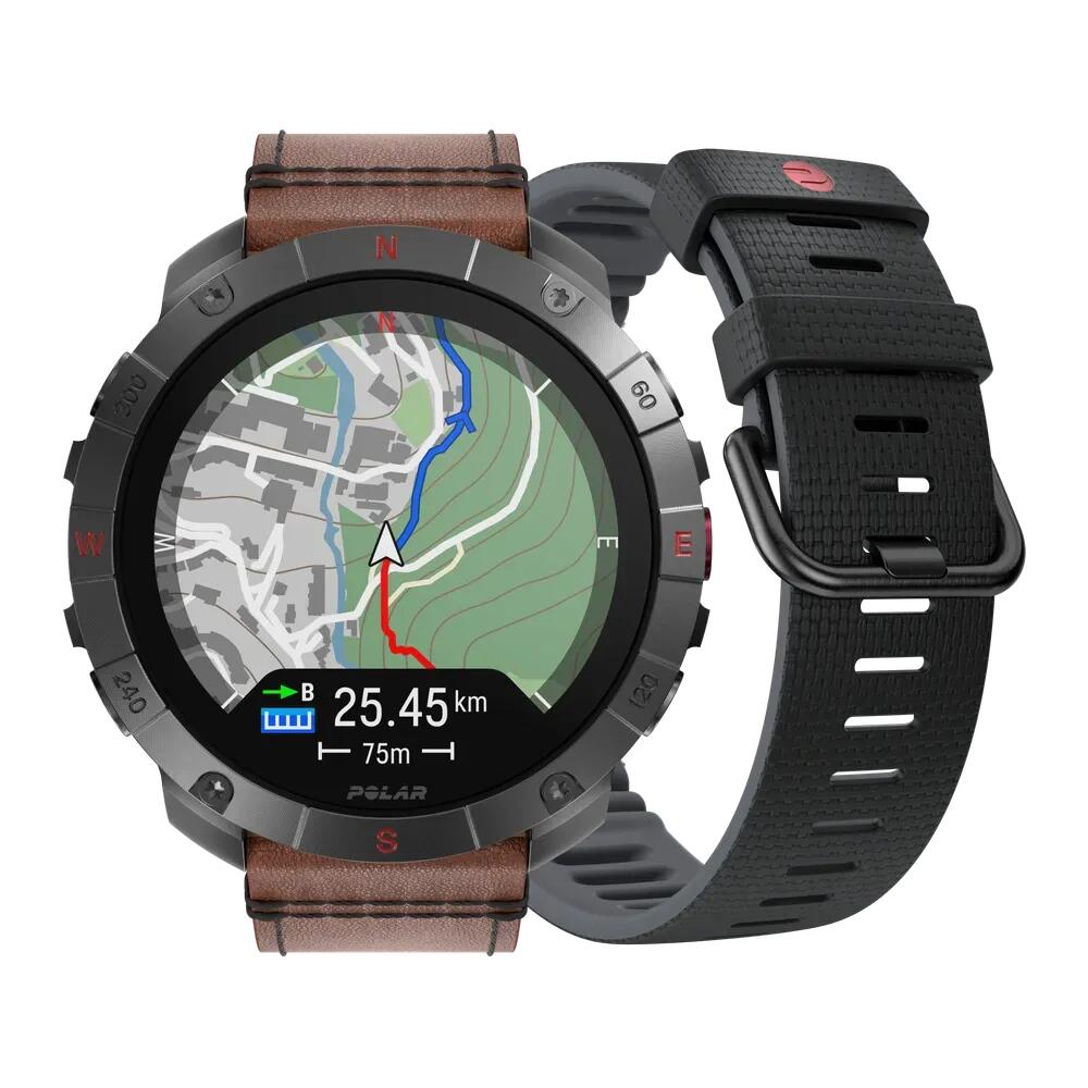 Polar Polar - ceas sport inteligent GPS premium - Grit X2 Pro Titan - gri