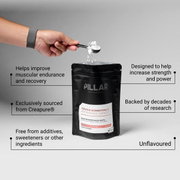 Pillar Performance - Creatina monohidrat Creapure ® - powder pouch - 300g