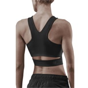 CEP - bustiera tehnica - training shirt crop top W - negru