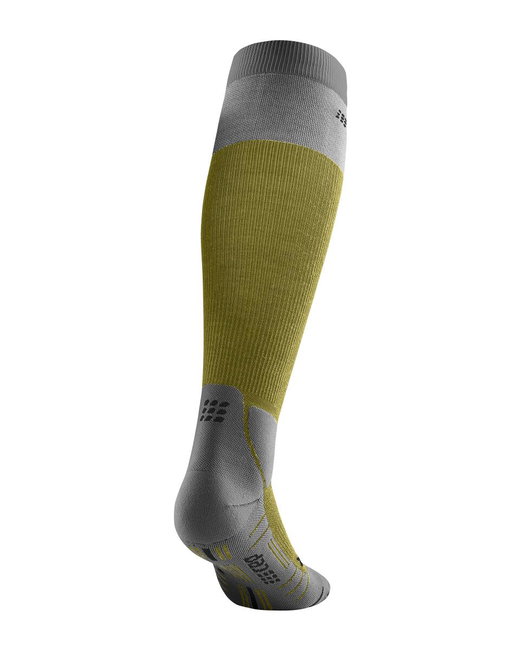 CEP - sosete compresie medii - hiking light merino socks W - olive | grey