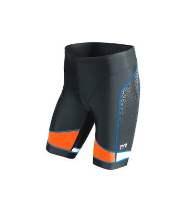 TYR TYR - short triatlon - TriShort Competitor 7" - negru portocaliu albastru