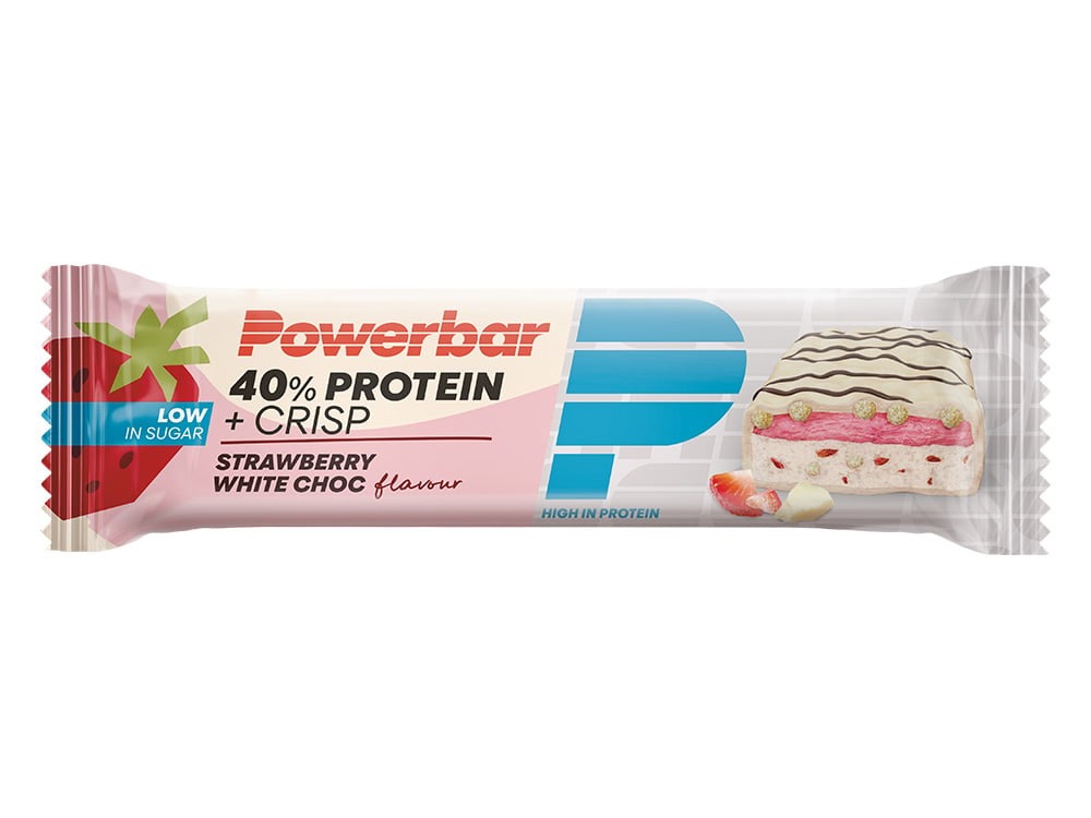 Powerbar Powerbar - baton proteic - Protein+ 40% - capsuni ciocolata alba - 40g