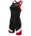 TYR - costum triatlon - Carbon Aeroback Trisuit W- negru rosu