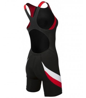 TYR - costum triatlon - Carbon Aeroback Trisuit W- negru rosu
