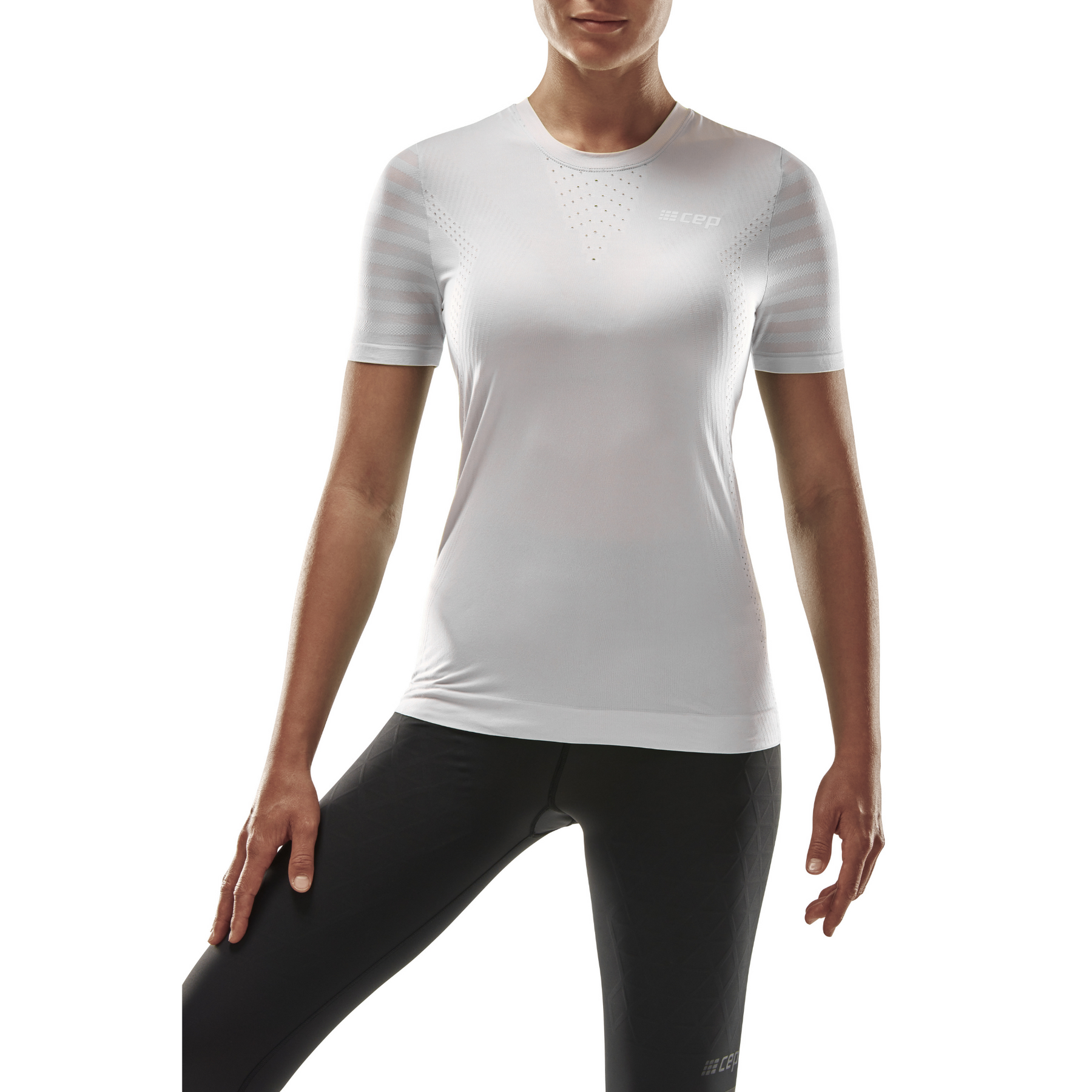 Sporting Goods CEP - tricou tehnic - run ultralight shirt short sleeve W - alb