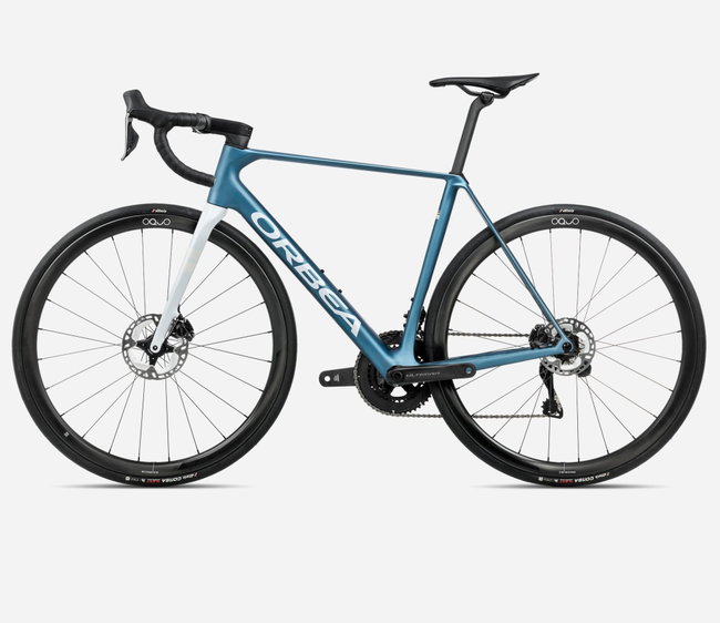Bicicletă șosea race Orbea ORCA M20iTEAM - Slate Blue | Halo Silver (Matt)