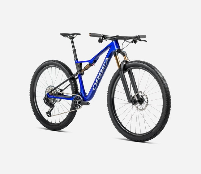 Bicicletă MTB XC full suspension Orbea OIZ M-TEAM AXS - Cobalt Blue (Gloss) | Carbon Raw (Matt)