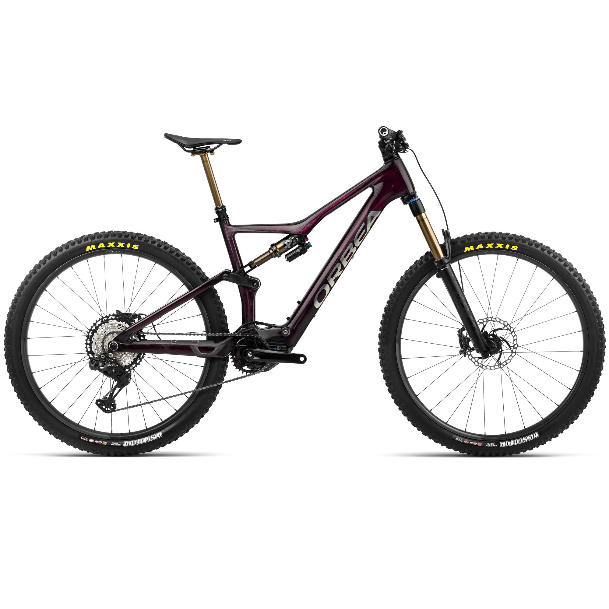 Orbea Orbea RISE M-TEAM Wine Red Carbon View I Titanium - L +EN600 + Fizik Ridon X1 Saddle +540Wh battery - bicicletă electrică eMTB Trail