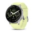 Garmin - Venu 4 45mm smartwatch cu GPS și AMOLED - Silver cu curea de silicon Citron