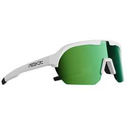 Ochelari de soare electro fotocromatici React Swiss OPTRAY ARC - lentila verde si rama alba