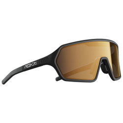 Ochelari de soare electro fotocromatici React Swiss REV RUBY - lentila portocalie si rama neagra - masura S