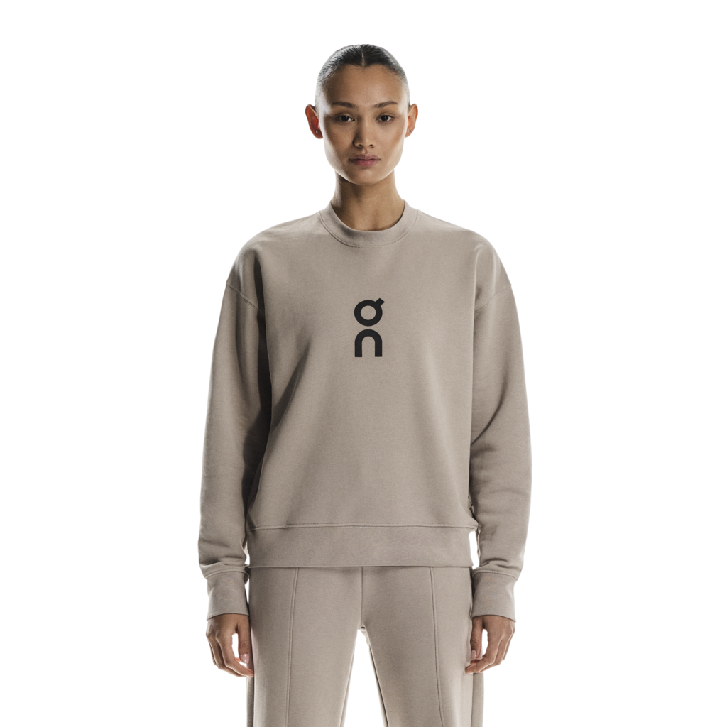 On - bluza cu maneca lunga - Club Crew W - Desert