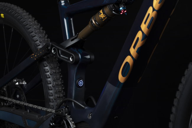 Orbea RISE M-TEAM - MyO custom - Dark Blue | Metallic Gold Sand