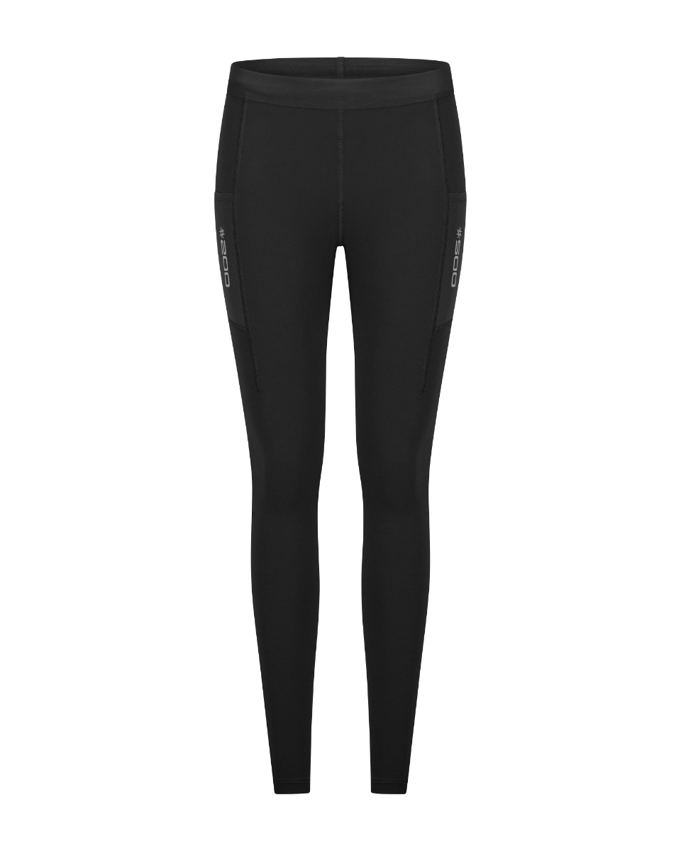 Sporting Goods CEP - colanti compresie lungi de alergare dama - Pro Run Tights Cargo - black