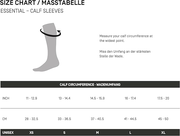CEP - jambiere compresie gamba - Essential Calf Sleeves - alb